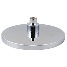 Finn Round Thick Waterfall Twin Rail Shower